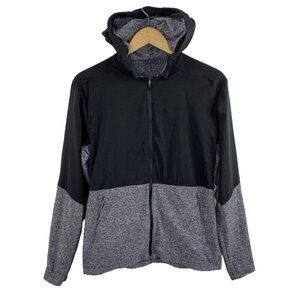 Lululemon Surge Jacket Mens Size Medium Warm Shield Gray Black Full Zip